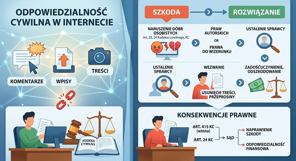 Odpowiedzialność Cywilna za Szkody w Internecie – Kiedy Ponieść Konsekwencje