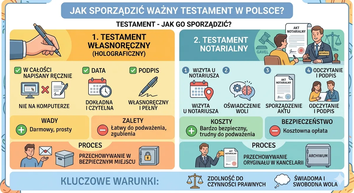 Testament – jak go sporządzić?