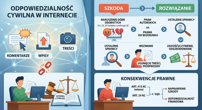 Odpowiedzialność Cywilna za Szkody w Internecie