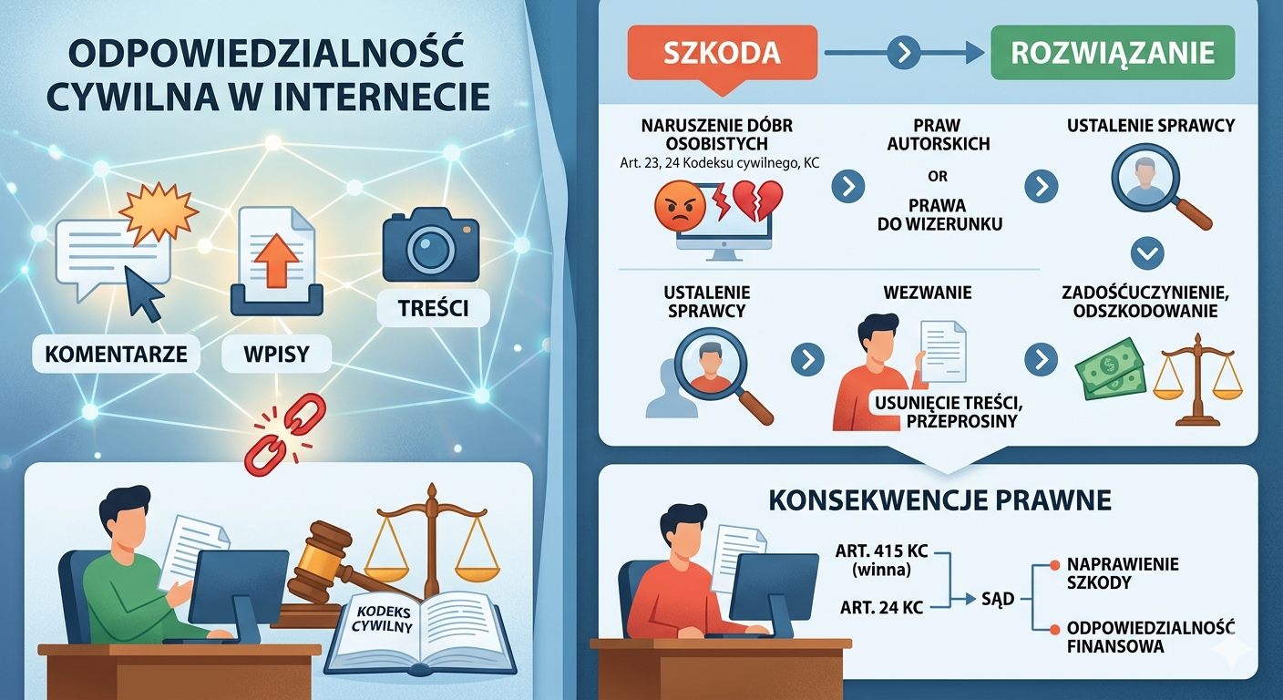 Odpowiedzialność Cywilna za Szkody w Internecie